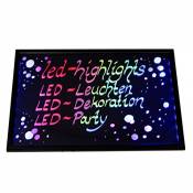 LED-Highlights Panneau publicitaire LED avec télécommande