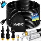 Masko - Premium Tuyau de nettoyage de tuyaux Kit de
