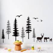 Parenting Wall Sticker Forêt Cerf Wall Sticker Ours