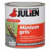 Peinture protection antirouille Minium Julien mat gris bleuté mat 0 5L