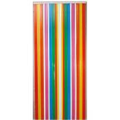 Rideau de porte lanière antilles multicolore 100 x