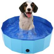 Sjlerst - Piscine pour chien pliable pour L,Piscine animaux de compagnie, baignoire pour animaux de compagnie, baignoire pour chiens, chats, animaux