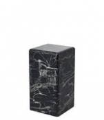 Table d'appoint Marble look Small / H 61 cm - Effet marbre - Pols Potten noir en matériau composite