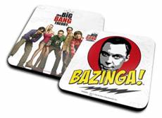 The Big Bang Theory Set De 2 Dessous De Verre (10x10