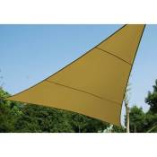 Toile à voile triangle mt.5x5x5 en polyester beige