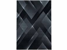 Trend - tapis à motifs géométriques - noir 240 x