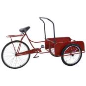 Vélo en métal rouge cm187x79h95