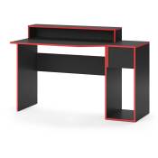 Vicco - Table d'ordinateur "Kron" Noir/Rouge Set 2