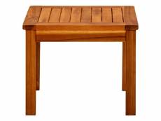 Vidaxl table basse de jardin 45x45x36 cm bois solide d'acacia