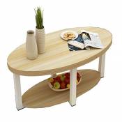 Zaixi Table Basse, Table d'appoint, Style Industriel