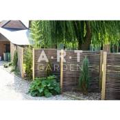 Art-garden - Panneau claustra noisetier tressé horizontal Hauteur 75 x Largeur 150 cm - Naturelle