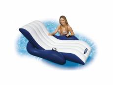 Chaise longue gonflable de piscine - transat flottant - intex
