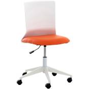CLP - Chaise de bureau avec design ergonomique et moderne de différentes couleurs comme colore : Orange