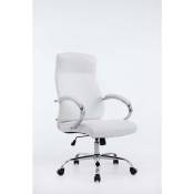CLP - Chaise de bureau avec une apparence simple et élégante dans différentes couleurs comme colore : Blanc