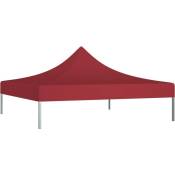 Design In - Toit de tente de réception, Toit de rechange pour tonnelle, 3x3 m Bordeaux 270 g/m² OIB5098E