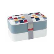 Easy Life - lunch box gris 2 compartiments 2X60CL 1159322