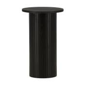 Ebuy24 - Bianca table d'angle ⌀40cm noir.