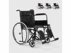 Fauteuil roulant avec support de jambe pliant peony handicapés et personnes âgées Fisiomed
