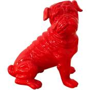 Figurine Décorative Chien Bulldog Kuatéh en Polyrésine