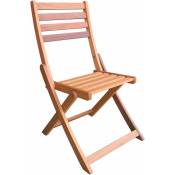 Garden Deluxe Collection - Chaise pliante bois solide