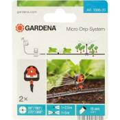 Gardena Micro-asperseur Micro-Drip-System Noir/Orange 35 x 20 x 19 cm - 2 pièces.
