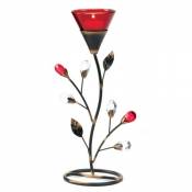 Gifts & Decor Ruby Blossom Bougie Chauffe-Plat Support