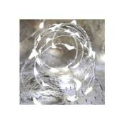 Guirlande Lumineuse Micro Led Blanc Pur 4m Deco Animee - Argent