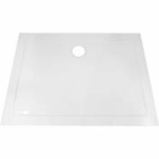 Helloshop26 - Receveur de douche salle de bain acrylique 70 x 90 cm blanc - Blanc