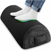 Jalleria - Repose-pieds sous le bureau, tabourets d'oreiller ergonomiques avec coussin de repose-pieds à haute densité