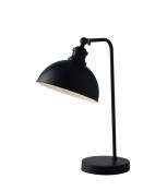 Lampe de table Charleston Noir blanc 43 Cm