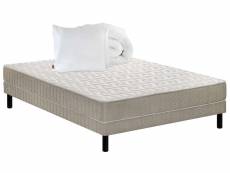 Matelas ressorts + sommier 160x200 cm EPEDA PACK FINESSE