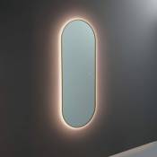Miroir Led Rétro-Éclairé 60X160cm Cadre Effet Laiton