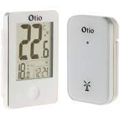 Otio - Thermomètre int/ext sans fil Blanc Blanc