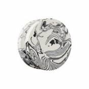 Patère Swirl Dumbell / Large - Ø 12 cm / Effet marbre