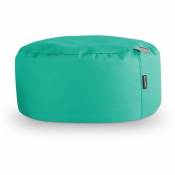 Pouf Rond Similicuir Outdoor Turquoise Happers Turquoise