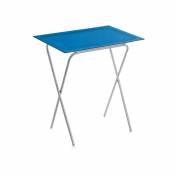 Table d'appoint pliable avec plateau amovible, ada - Bleu - Don Hierro