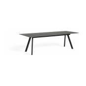 Table extensible en chêne massif noir 250 cm CPH 30