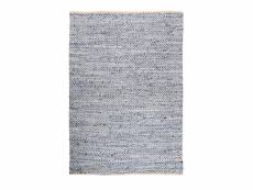 Tapis atlas blanc/bleu 55 x 85 cm the rug republic