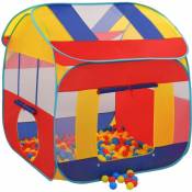Tente de jeu avec 300 balles xxl Vidaxl Multicolore