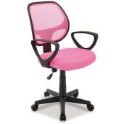 Acaza - Chaise de bureau Buritos - Solide, réglable et ergonomique - Rose