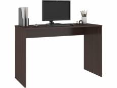 Allure - bureau classique 120x79x50 cm - design moderne et fonctionnel - grand plateau - gaming - table ordinateur portable - wenge