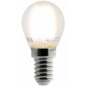 Ampoule déco filaments led dépolie E27 - 4W - Blanc