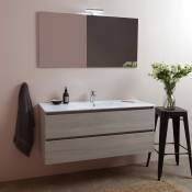 Armoire De Toilette Murale Avec Lavabo Intégré Et Miroir Série Berlin 120 Cm
