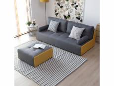 Canapé 3 places confortable de style moderne en tissu avec méridienne luda Modus Sofà