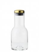 Carafe Bottle / 0,5 L - Bouchon laiton - Menu or en