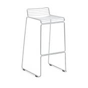 Chaise de bar en acier galvanisé chrome 65cm Hee -