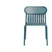 Chaise de jardin en aluminium bleu océan Week end