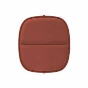 Coussin d'assise / Pour fauteuil bas HiRay - Recyclé - Kartell rouge en tissu
