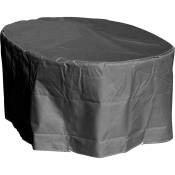 Housse de protection Table ovale de Jardin Haute qualité polyester L180 x l 110 x h 70 cm Couleur Anthracite - Anthracite