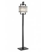 Lampadaire LED Flow 2 Ampoules Noir mat 121,2 Cm